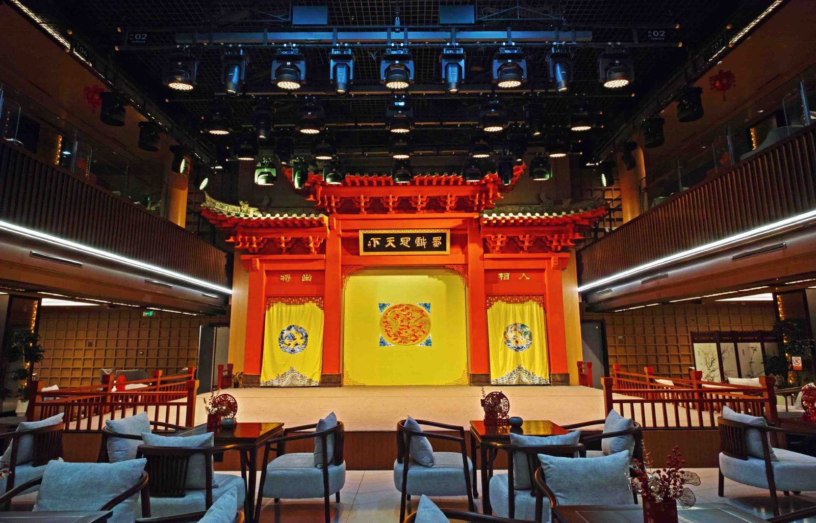 川剧大型演出舞台布景